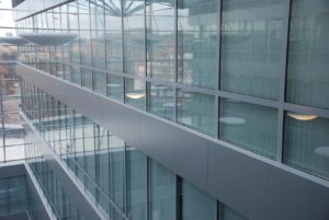 Противопожарный витраж для внешнего фасадного остекления / серия FRM7334